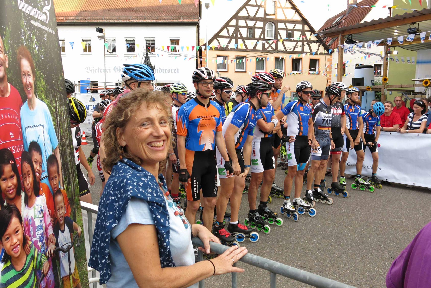 skater vor dem start fuer einen guten Zweck